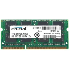 Ram Crucial 8GB Single DDR3L 1600 